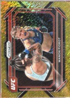 Manon Fiorot 2023 Panini Prizm UFC Base #95 Gold Shimmer
