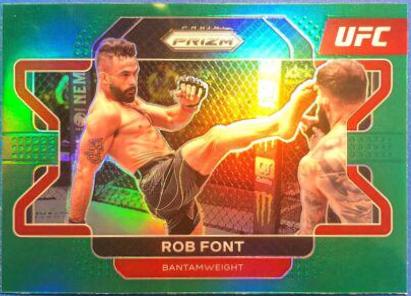 Rob Font 2022 Panini Prizm UFC Base #20 Green