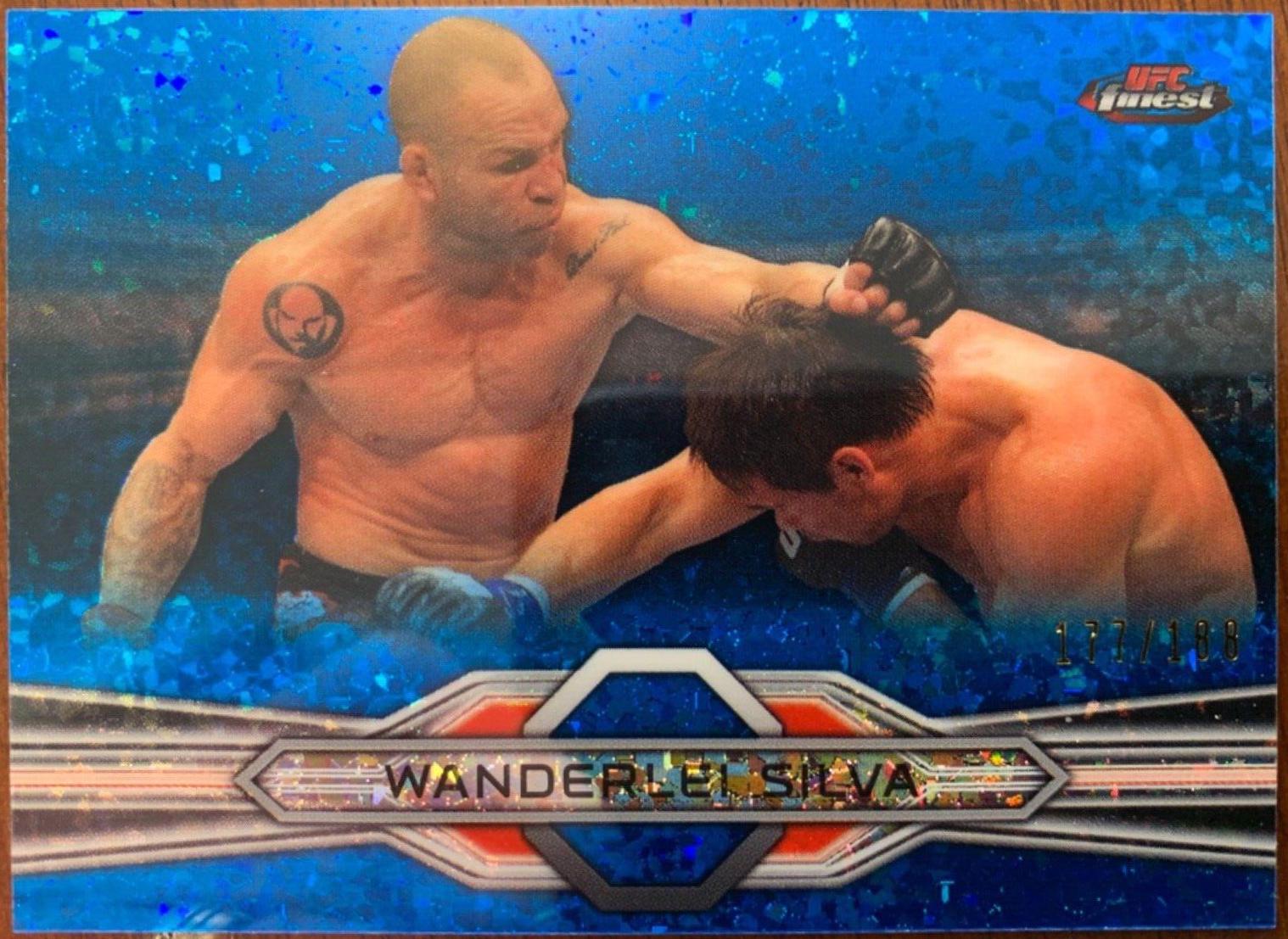 Wanderlei Silva 2013 Topps Finest UFC Base #10 Blue