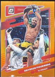 Deiveson Figueiredo 2022 Panini Donruss Optic UFC Base #4 Orange