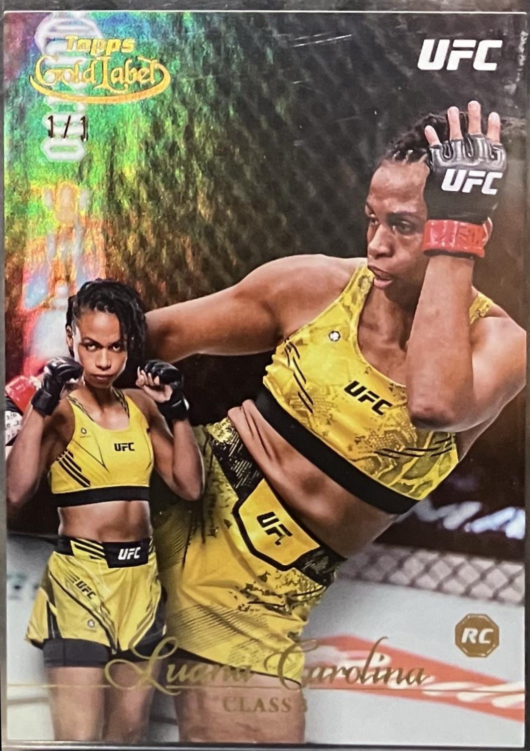 Luana Carolina 2024 Topps Gold Label UFC Base Class I #50 Green