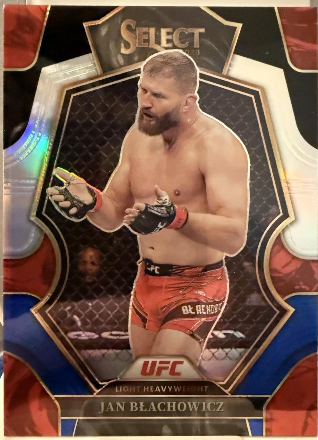 Jan Błachowicz 2023 Panini Select UFC Premier Level #124 Black Blue