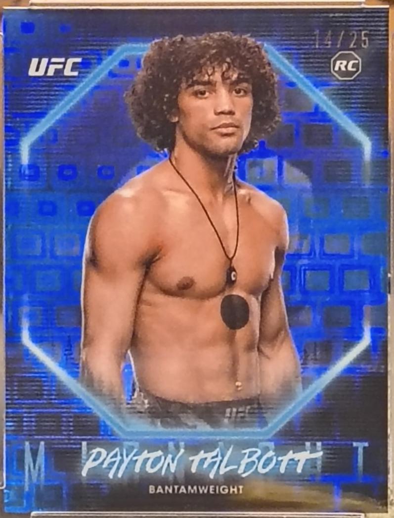 Payton Talbott 2025 Topps Midnight UFC Base #9 Moonrise