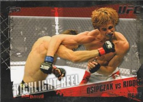 Nick Osipczak / Matt Riddle 2010 Topps UFC Base #200 Red