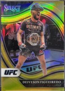 Deiveson Figueiredo 2021 Panini Select UFC Octagonside #294 Gold