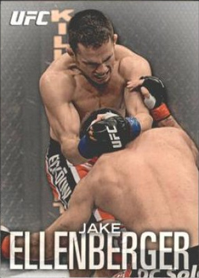 Jake Ellenberger 2012 Topps UFC Knockout Base #17 Red
