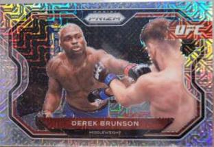 Derek Brunson 2021 Panini Prizm UFC Base #186 Mojo