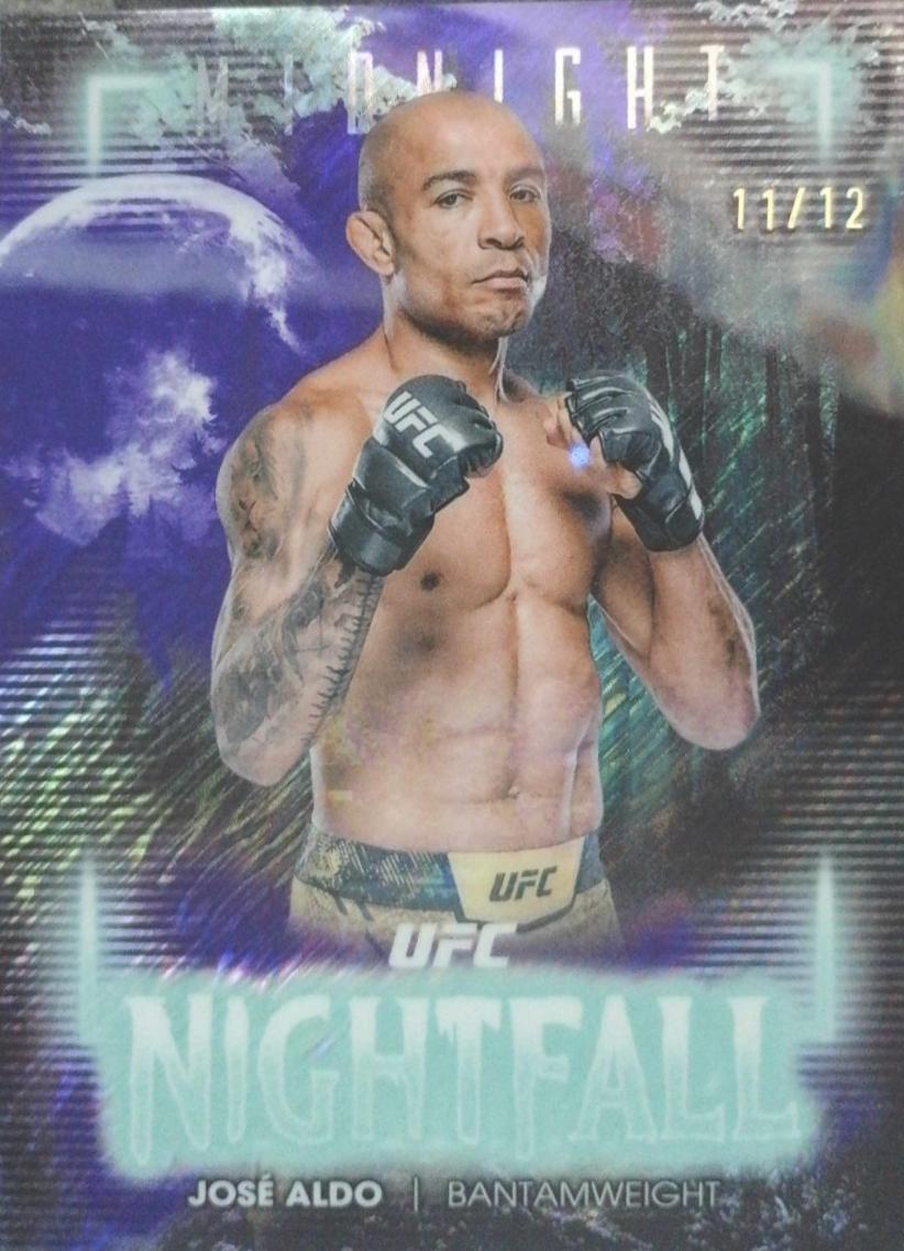 José Aldo 2025 Topps Midnight UFC Nightfall #NF-15 Midnight