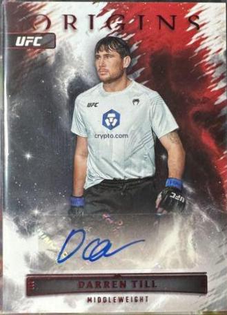 Darren Till 2023 Panini Chronicles UFC Origins Autographs #21 Gold