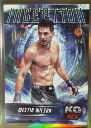 Westin Wilson 2025 Topps Knockout UFC Inception #IN-10 Red