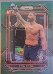 Paul Craig 2023 Panini Prizm UFC Base #164 Green