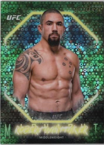 Robert Whittaker 2025 Topps Midnight UFC Base #69 Morning