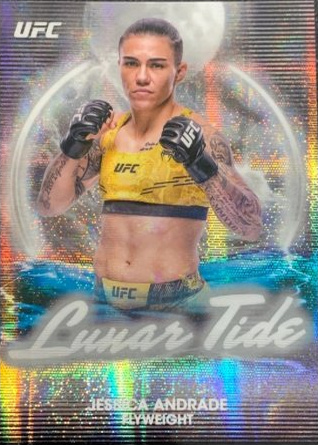 Jessica Andrade 2025 Topps Midnight UFC Lunar Tide #LT-17 Midnight