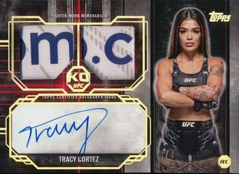 Tracy Cortez 2025 Topps Knockout UFC Tier 1 Dual Relic Autographs #TRA-TC Red