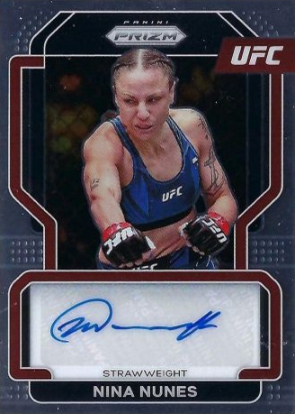 Nina Nunes 2022 Panini Prizm UFC Signatures #23 Black