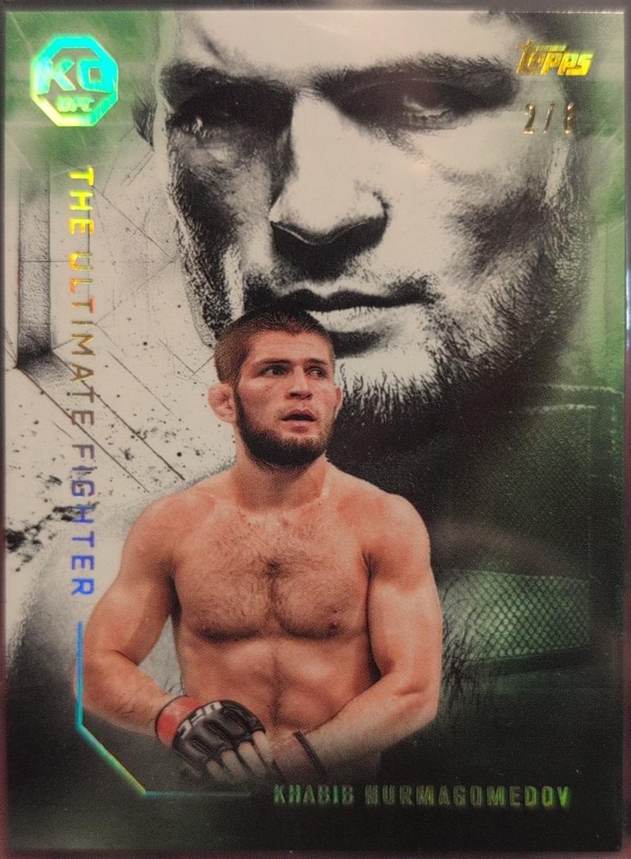 Khabib Nurmagomedov 2025 Topps Knockout UFC The Ultimate Fighter #UF-15 Black