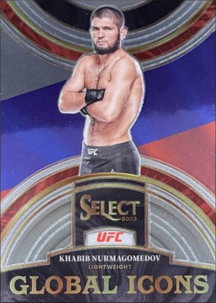 Khabib Nurmagomedov 2023 Panini Select UFC Global Icons #23 Black