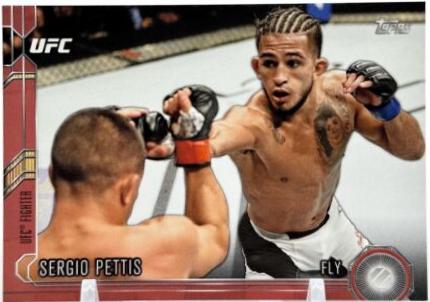 Sergio Pettis 2015 Topps UFC Chronicles Base #214 Red