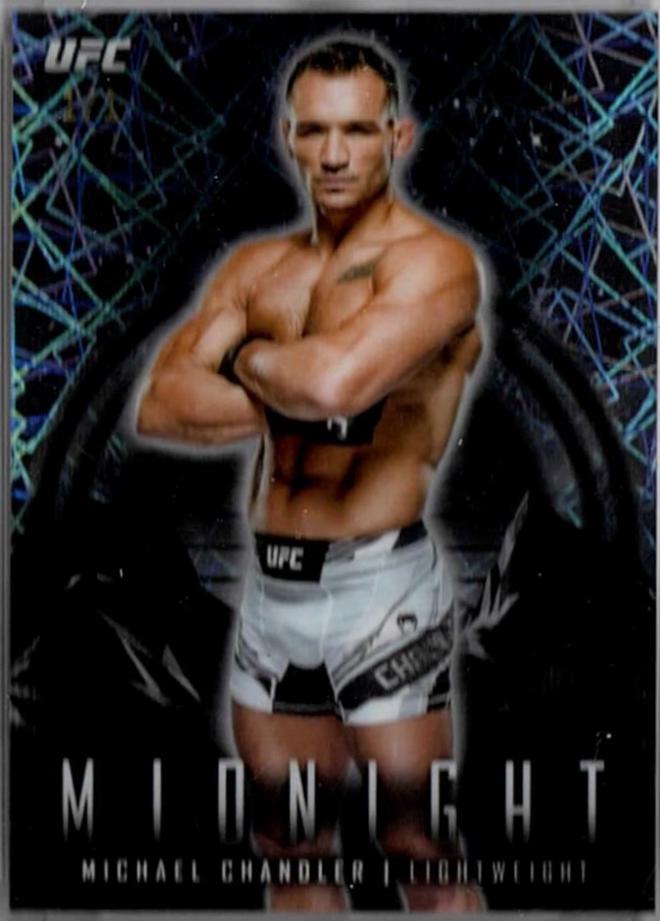 Michael Chandler 2024 Topps Midnight UFC Base #66 Black Light
