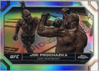 Jiri Prochazka 2024 Topps Chrome UFC Base #95 Sepia Refractor