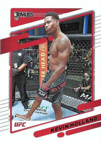 Kevin Holland 2022 Panini Donruss UFC Base #154 Silver