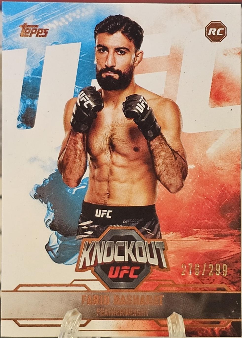 Farid Basharat 2025 Topps Knockout UFC Base #32 Bronze