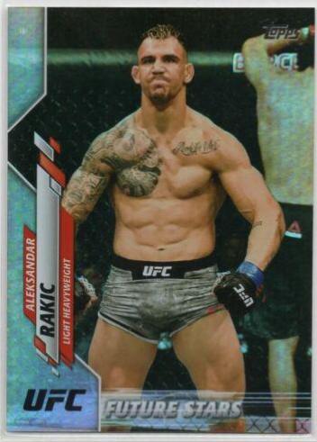 Aleksandar Rakic 2020 Topps UFC Base #78 Rainbow Foil