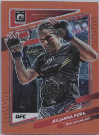 Julianna Peña 2022 Panini Donruss Optic UFC Base #5 Orange