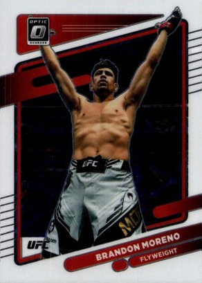 Brandon Moreno 2022 Panini Donruss Optic UFC Base #14 Lucky Envelopes