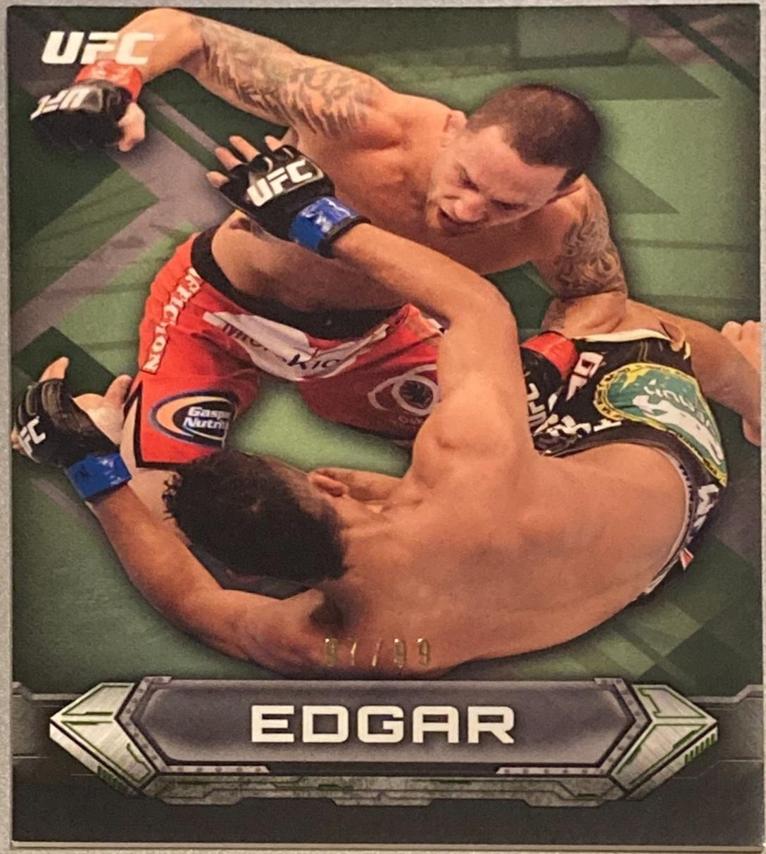 Frankie Edgar 2014 Topps UFC Knockout Base #6 Green