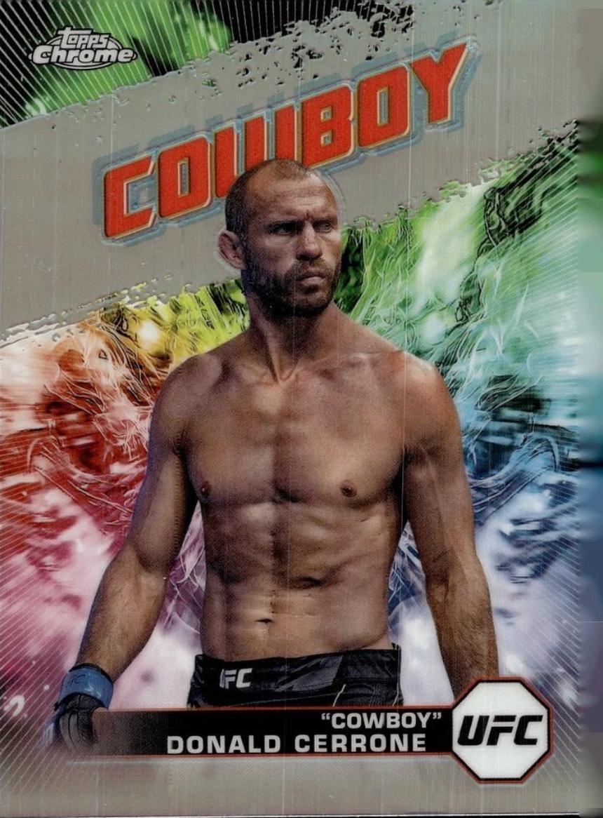 Donald Cerrone 2024 Topps Chrome UFC AKA #AKA-14 Refractor