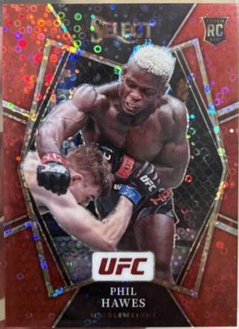 Phil Hawes 2022 Panini Select UFC Premier Level #180 Red Disco