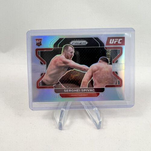 Serghei Spivac 2022 Panini Prizm UFC Base #70 Silver