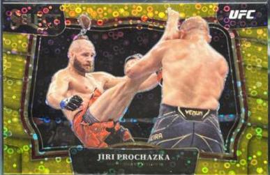 Jiri Prochazka 2023 Panini Select UFC Octagonside #241 Gold Disco