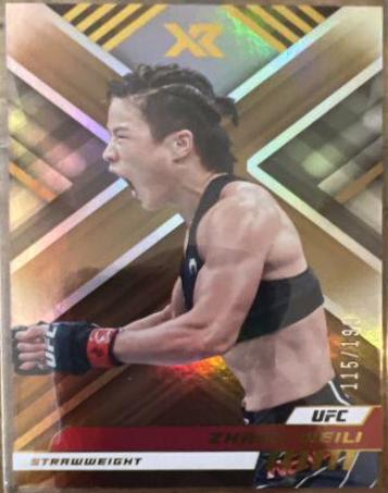Zhang Weili 2023 Panini Chronicles UFC Base XR #283 Red