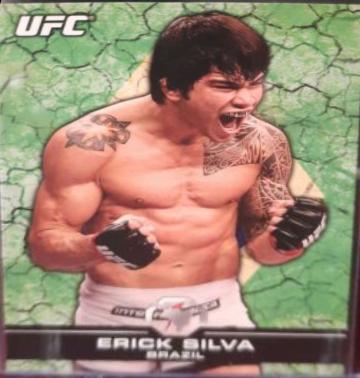 Erick Silva 2013 Topps UFC Bloodlines Base #51 Flag