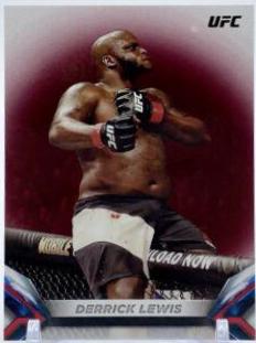 Derrick Lewis 2018 Topps UFC Knockout Base #89 Red