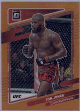 Jon Jones 2022 Panini Donruss Optic UFC Base #65 Orange