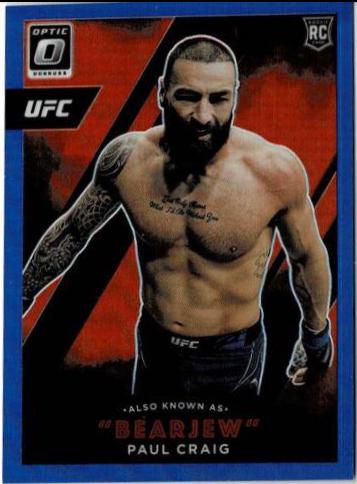 Paul Craig 2022 Panini Donruss Optic UFC Also Known As #11 Blue