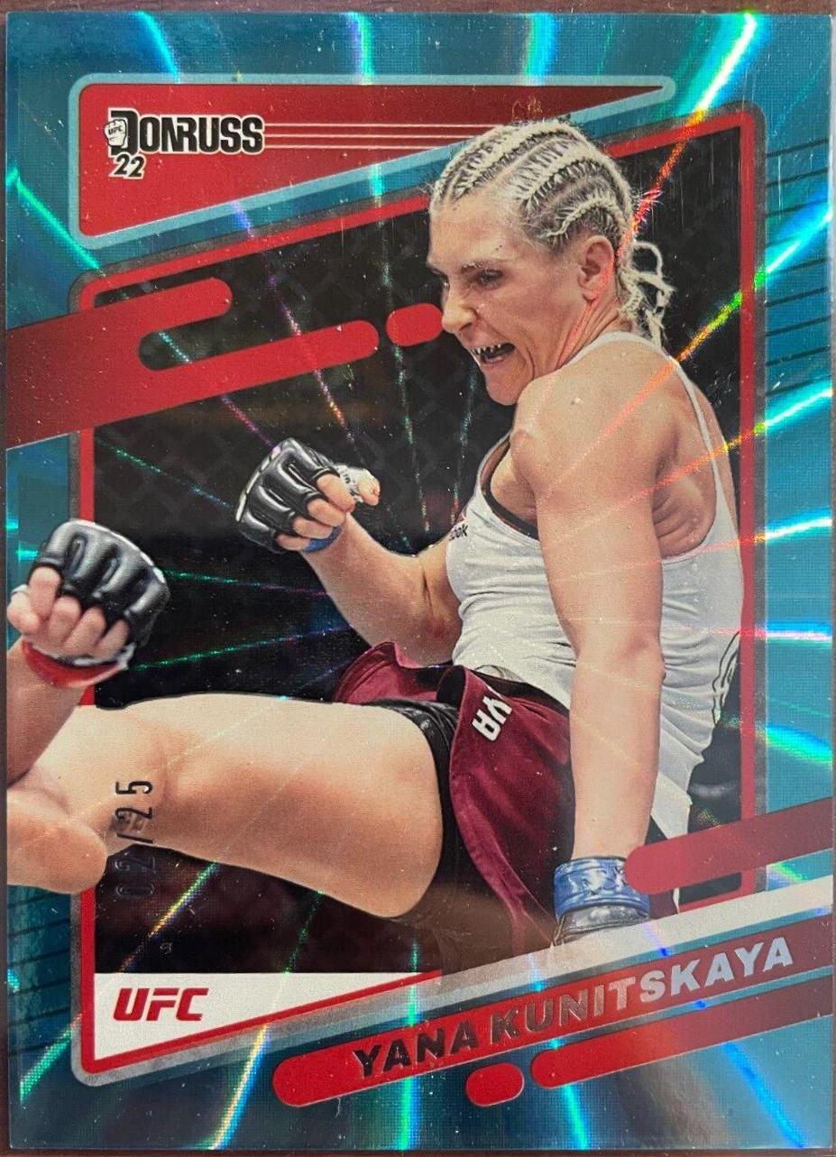 Yana Santos 2022 Panini Donruss UFC Base #112 Teal