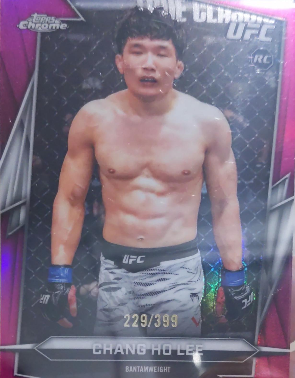Chang Ho Lee 2026 Topps Chrome UFC Base #139 Magenta Refractor