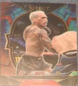 Charles Oliveira 2023 Panini Select UFC Mezzanine #354 Red Blue Base