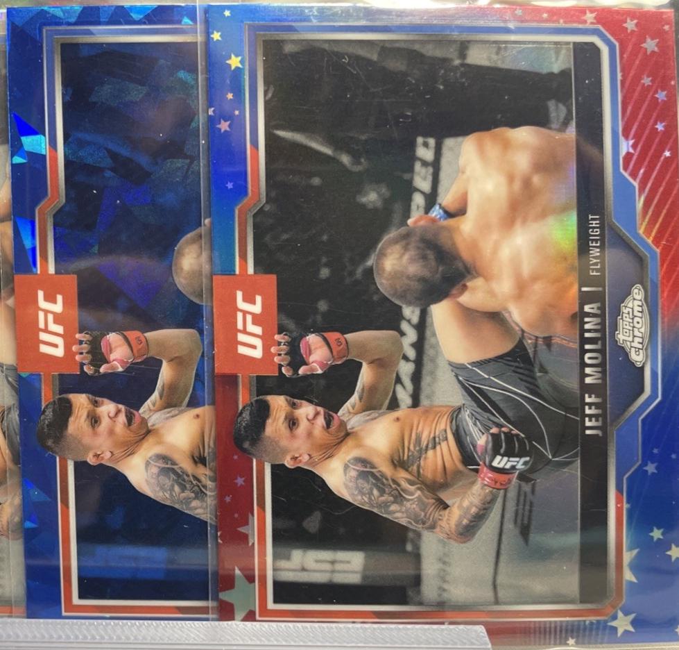 Jeff Molina 2025 Topps Chrome UFC Base #90 Refractor