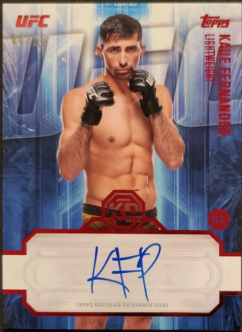 Kaue Fernandes 2026 Topps Knockout UFC Knockout Autographs #KOA-KFS Red