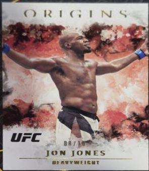 Jon Jones 2021 Panini Chronicles UFC Base Origins #33 Gold