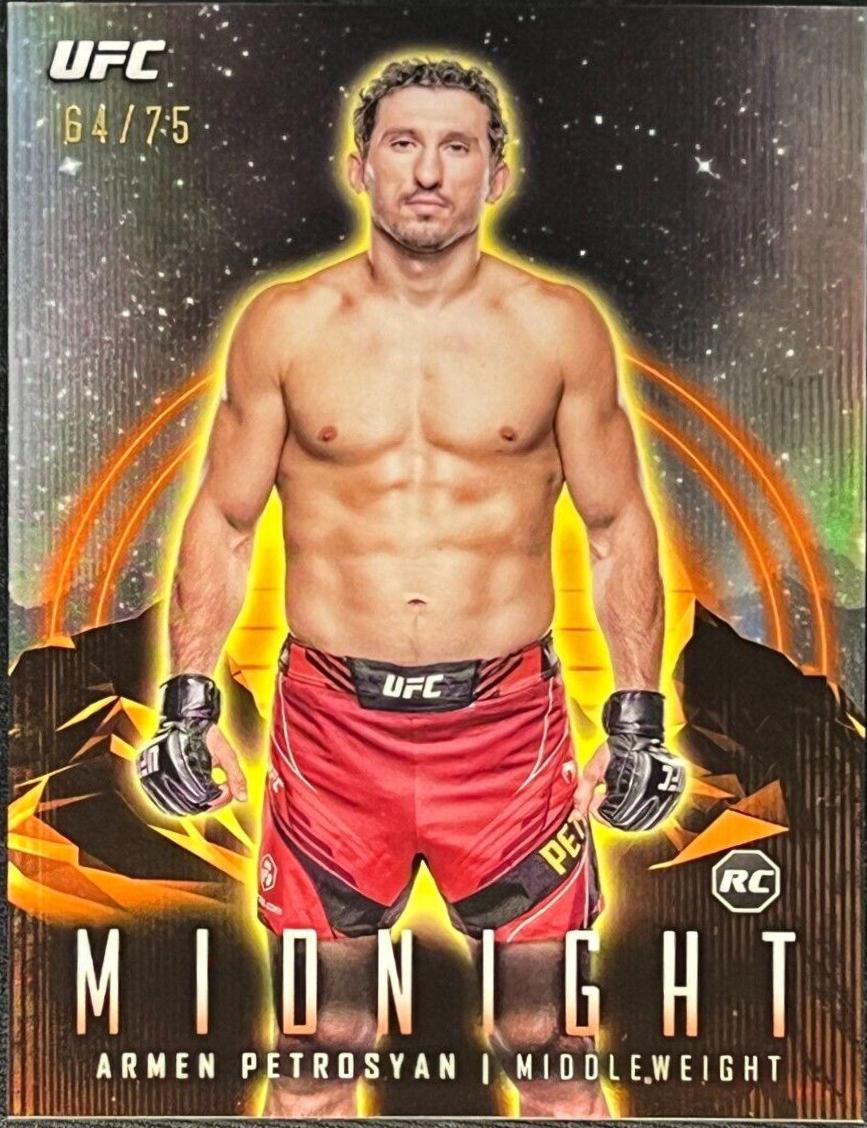 Armen Petrosyan 2024 Topps Midnight UFC Base #78 Dusk