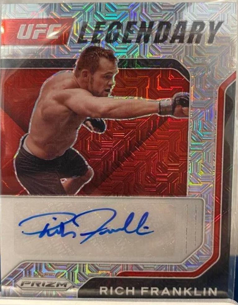 Rich Franklin 2022 Panini Prizm UFC Legendary Signatures #6 Mojo