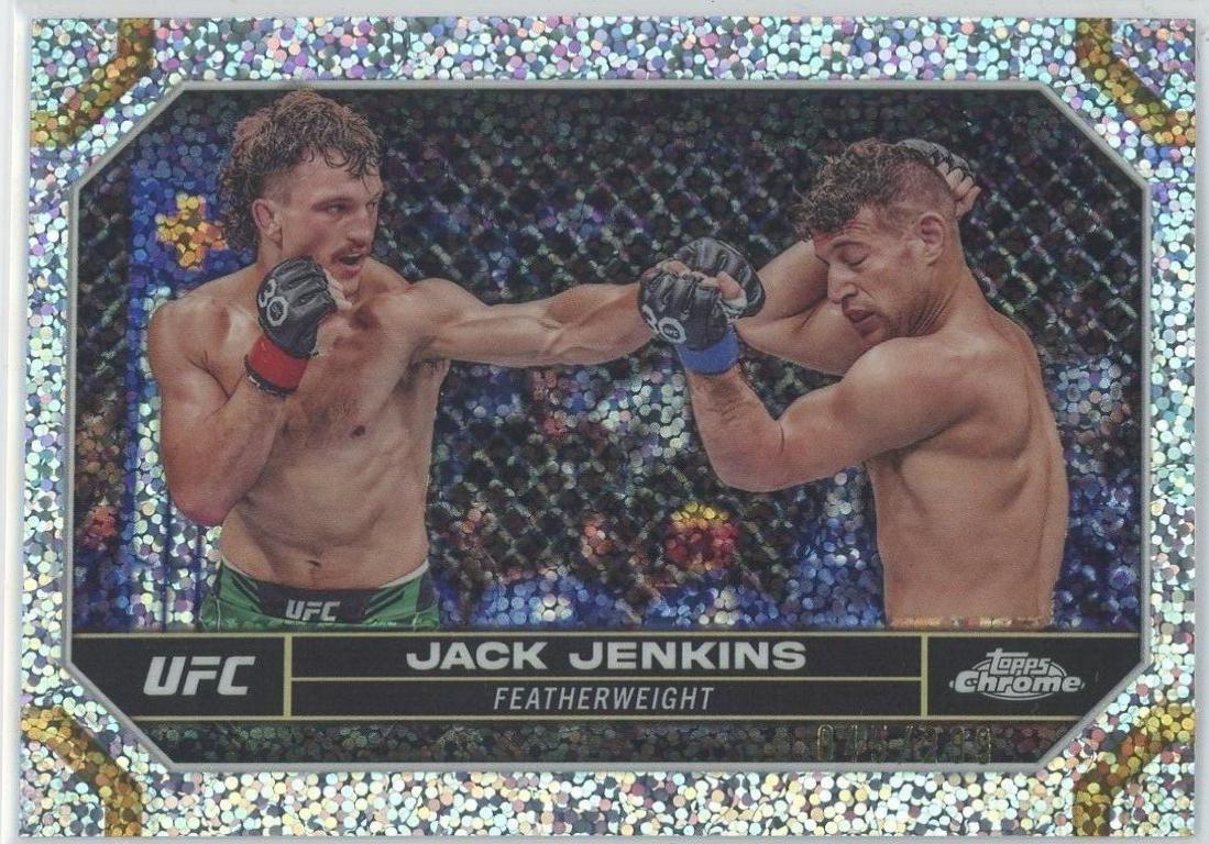 Jack Jenkins 2024 Topps Chrome UFC Base #84 Speckle Refractor