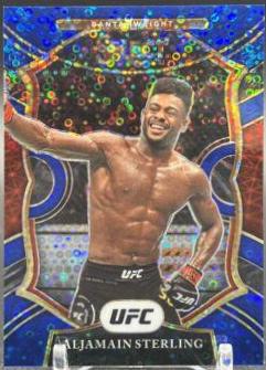 Aljamain Sterling 2021 Panini Select UFC Octagonside #206 Blue Disco