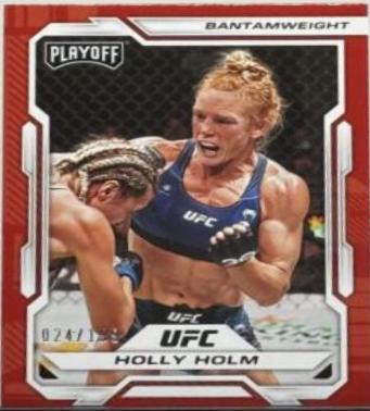 Holly Holm 2023 Panini Chronicles UFC Base Playoff #161 Red